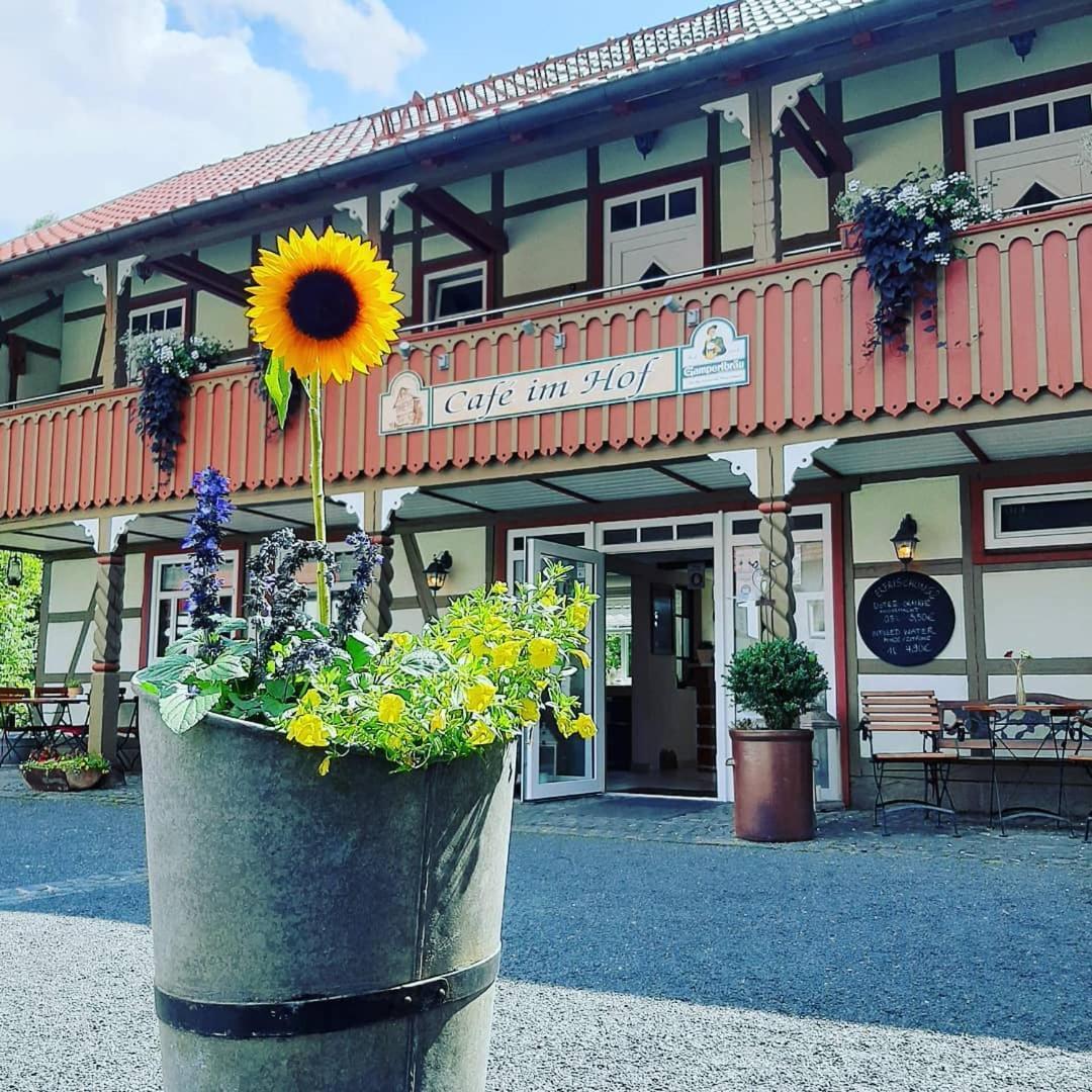 Cafe Im Hof- Bed & Breakfast Streufdorf Exteriör bild