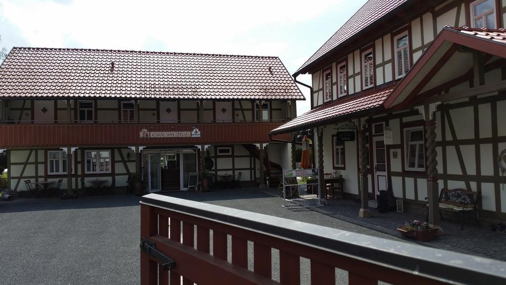Cafe Im Hof- Bed & Breakfast Streufdorf Exteriör bild